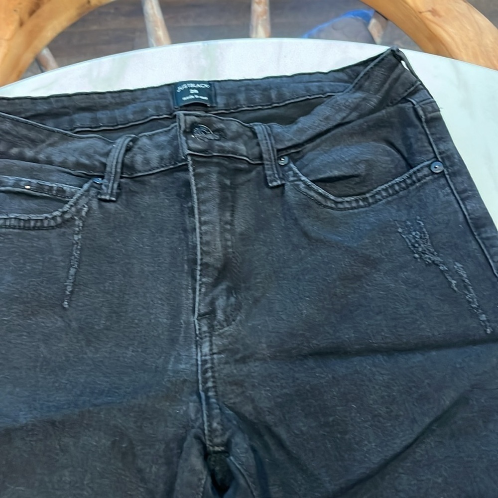 Just Black Distressed Black Jeans - Picture 5 of 8
